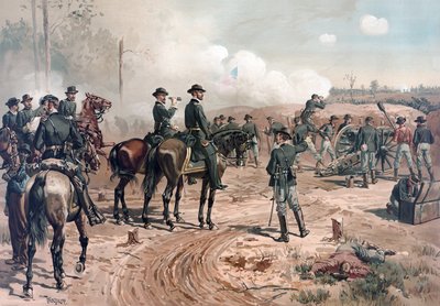 Siege of Atlanta by Thure de Thulstrup